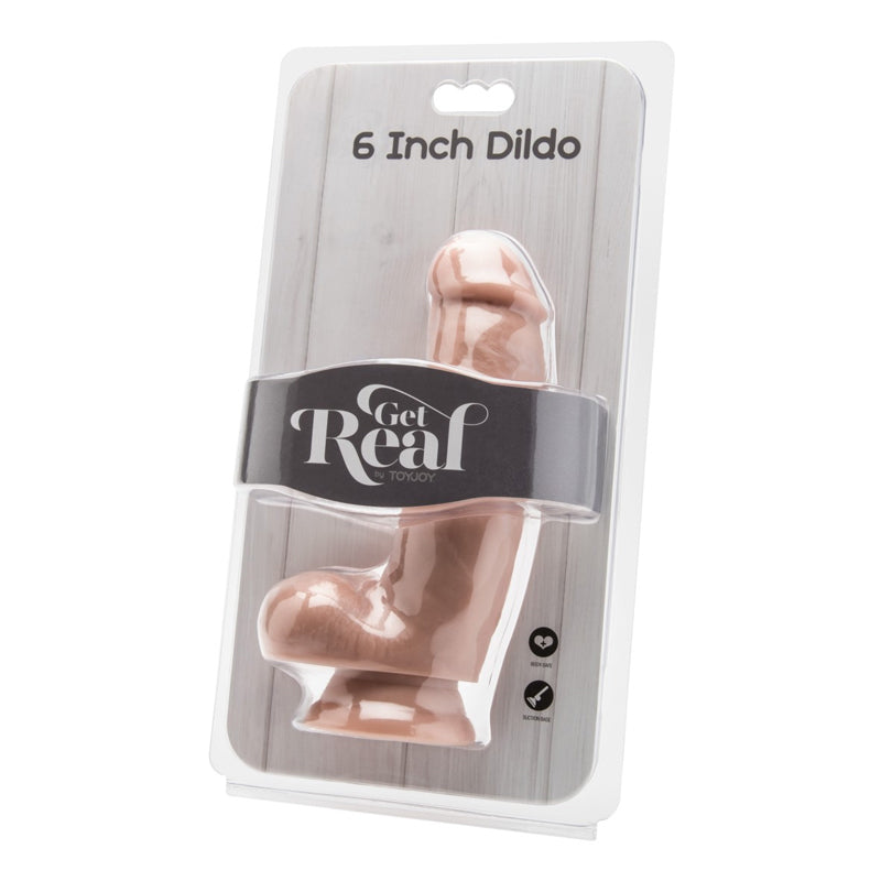 ToyJoy Dildo 6 Inch With Balls Flesh (15 cm)