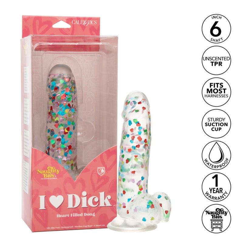 CalExotics Love Dick Heart Filled Dong (15.25 cm)