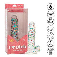 CalExotics Love Dick Heart Filled Dong (15.25 cm)