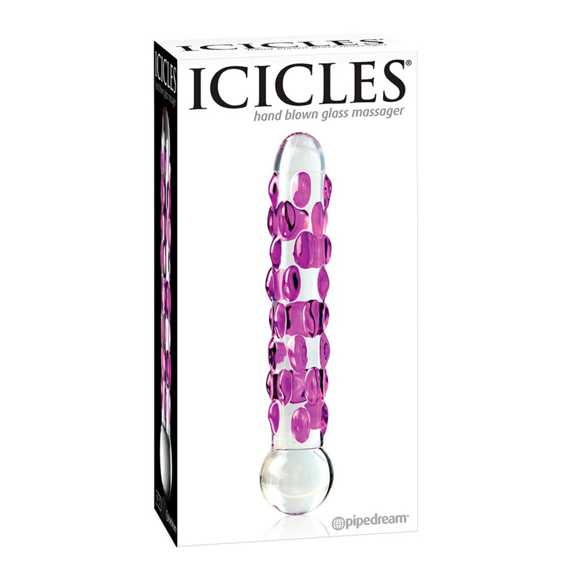 Pipedream - Icicles No. 7 Glass Dildo Massager