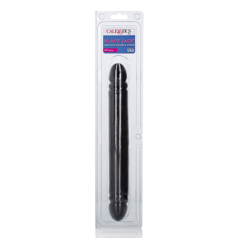 CalExotics Smooth Double Dong Black 12" (31 cm)