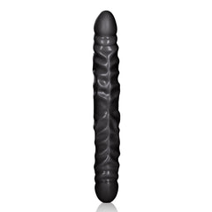 CalExotics Veined Double Dong Black 12" (31 cm)