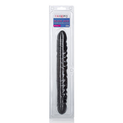 CalExotics Veined Double Dong Black 12" (31 cm)