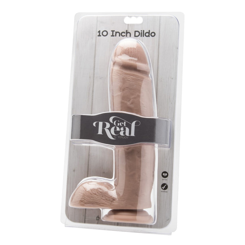 ToyJoy Dildo 10 Inch With Balls Skin (25.5 cm)