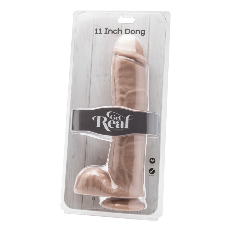 ToyJoy Dildo 11 Inch With Balls Skin (28 cm)