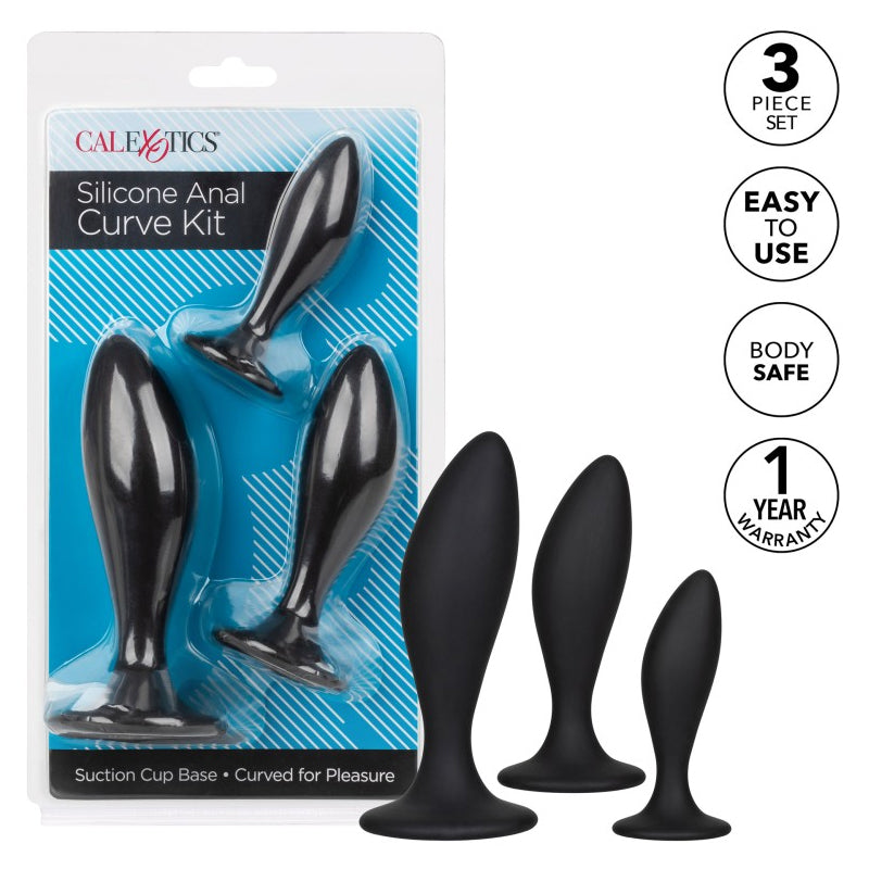 Kit de curva anal de silicona CalExotics