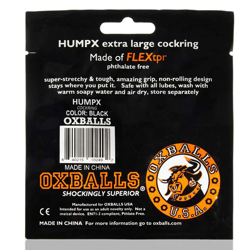 Anillo para el pene Oxballs HumpX - Negro