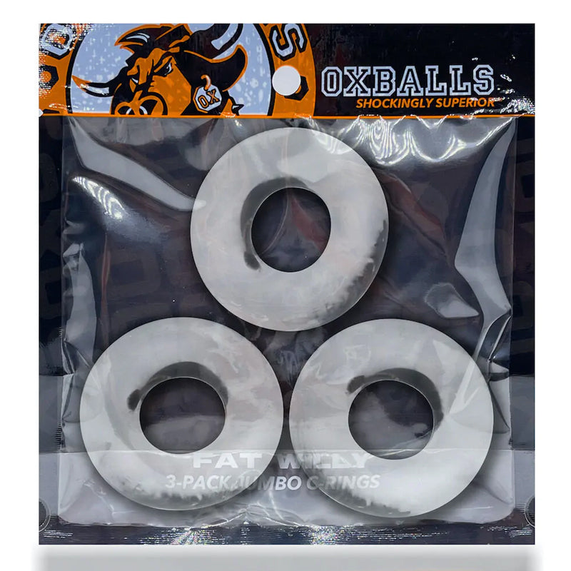 Oxballs FAT WILLY 3-pack Cockrings - Clear