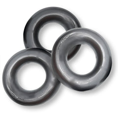 Oxballs FAT WILLY 3-pack Cockrings - Steel