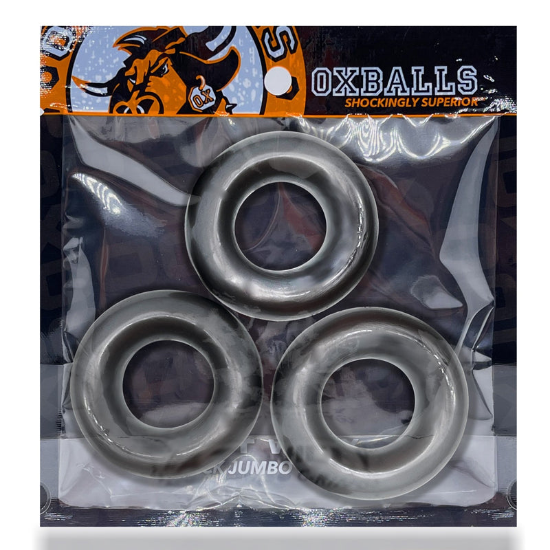 Oxballs FAT WILLY 3-pack Cockrings - Steel