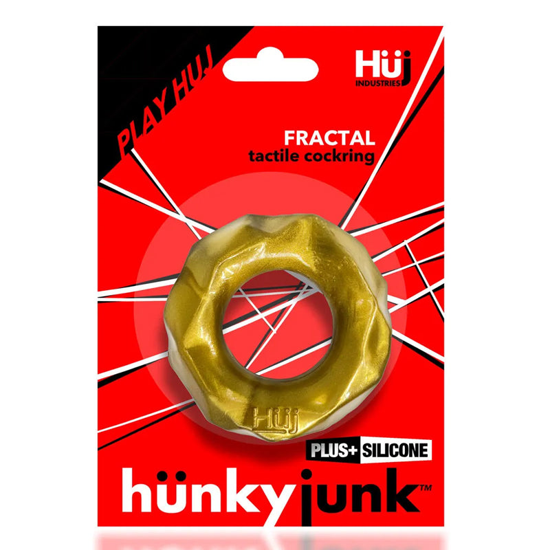 Hünkyjunk FRACTAL Penisring Bronze Metallic