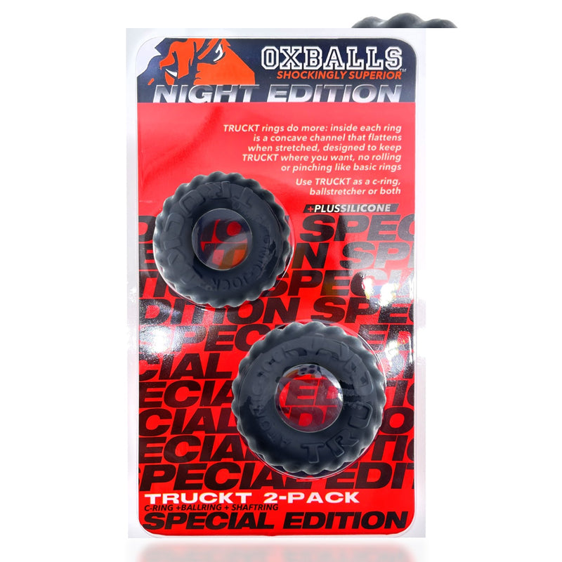 Oxballs TRUCKT 2er-Pack Penisring - Night Edition