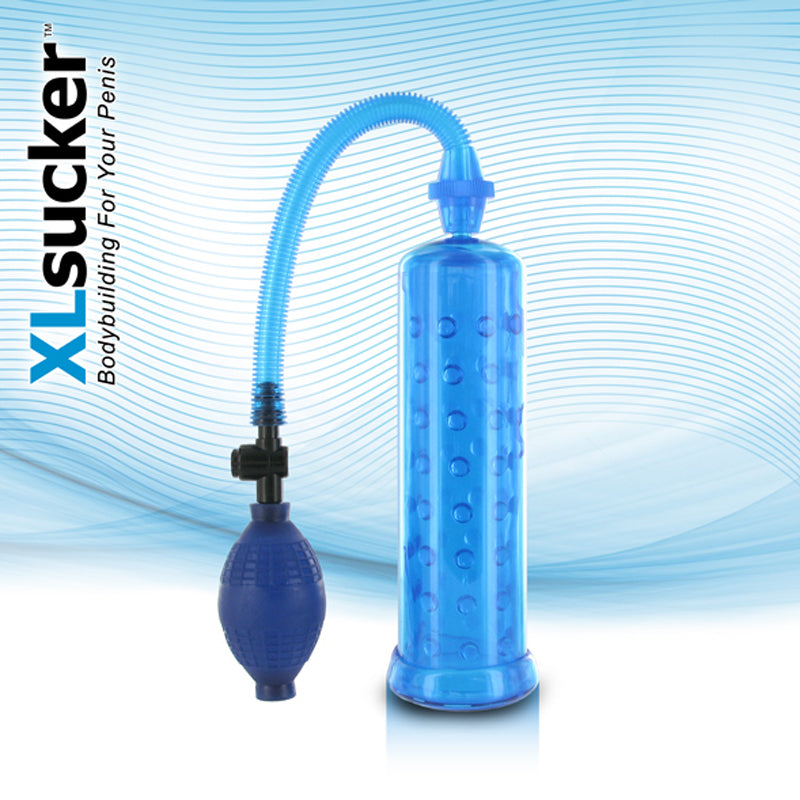 XL Sucker Penis Pump Azul Culturismo para tu pene